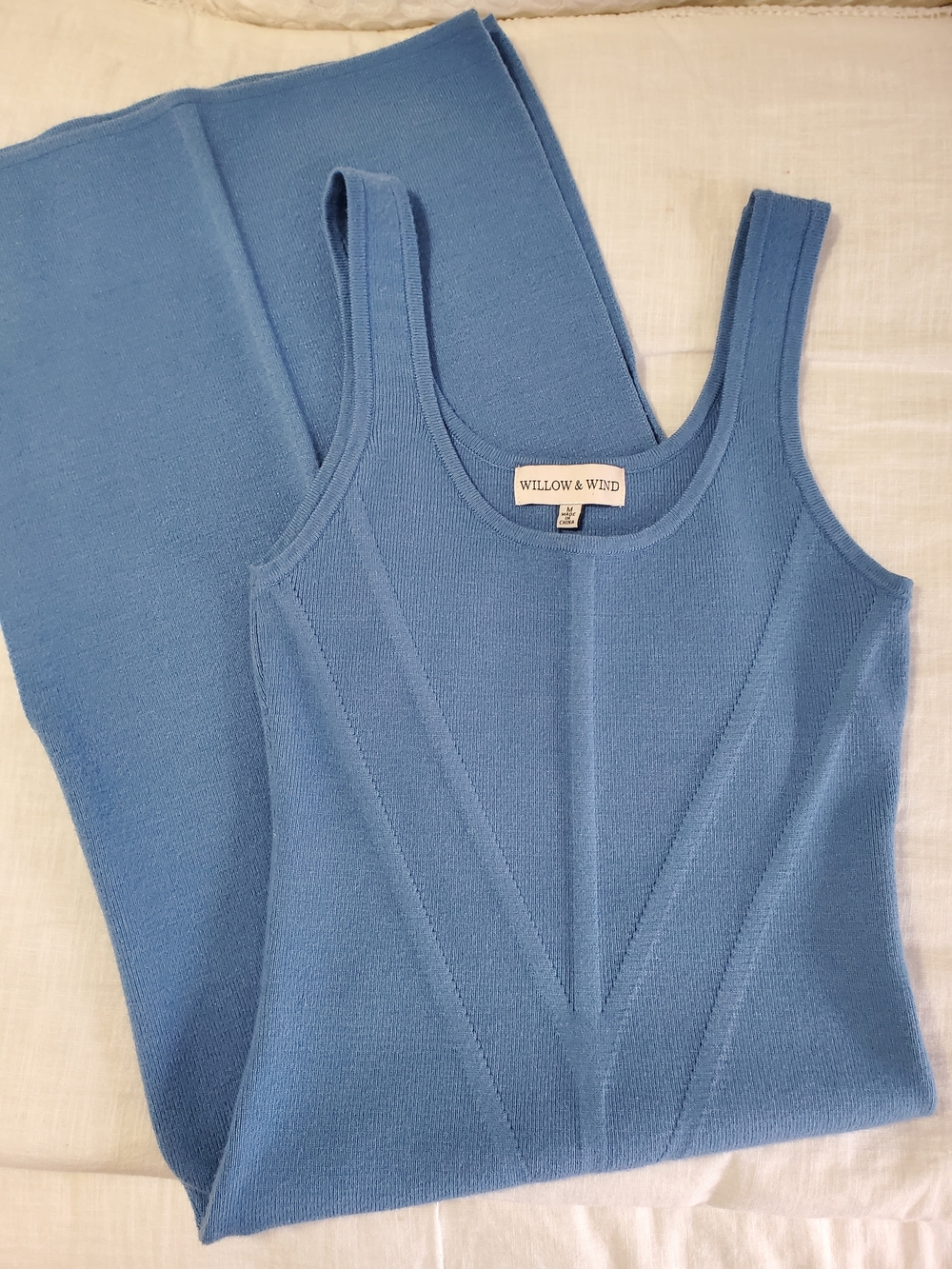 Willow & Wind Sky Blue Knit Dress